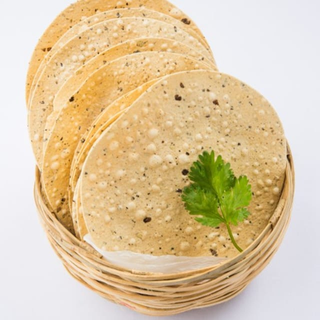 Papadum.
