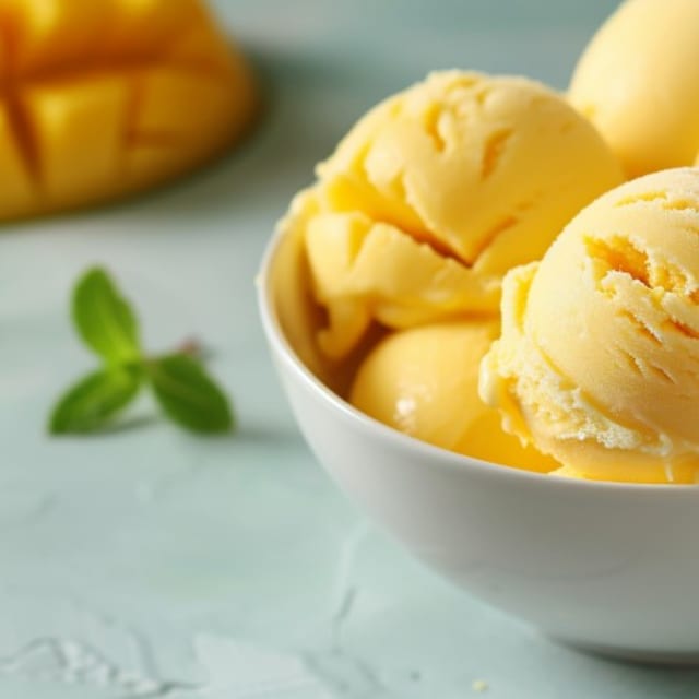 Mango Ice Cream.