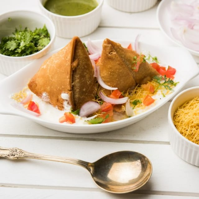 Samosa Chaat.