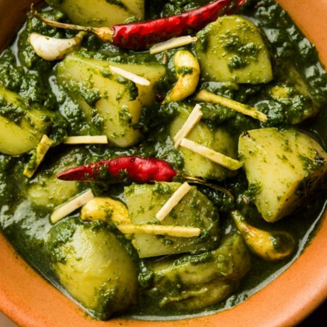 Palak Aloo.