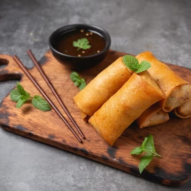 Vegetable Spring Rolls.